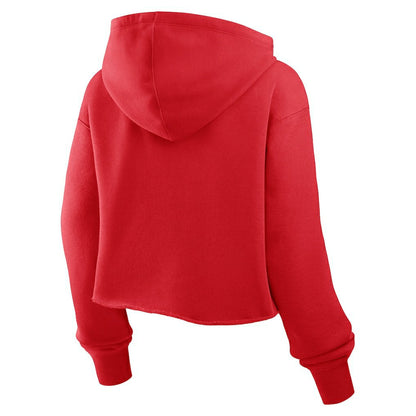 Kansas City Chiefs Women's Oversized Hometown Heritage Cropped Hoodie - Red outlet