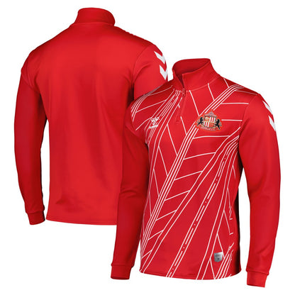Sunderland Hummel Home Pre-Match Half Zip - Red for sale
