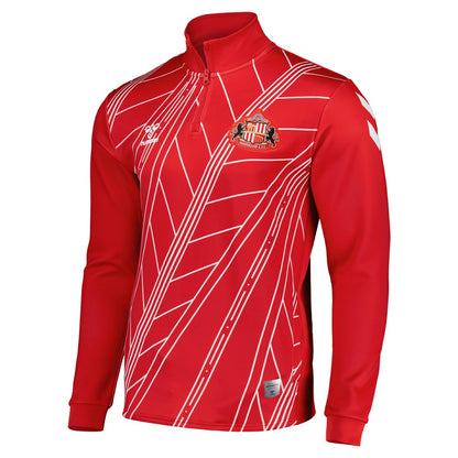 Sunderland Hummel Home Pre-Match Half Zip - Red for sale