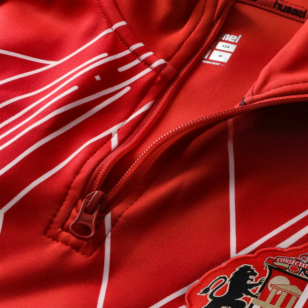 Sunderland Hummel Home Pre-Match Half Zip - Red for sale
