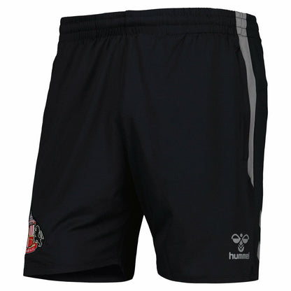 Sunderland Hummel Training Woven Shorts - Black cheap