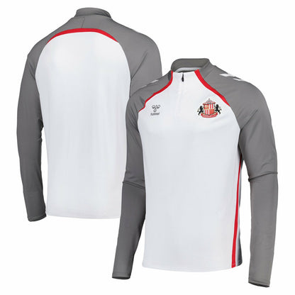 Sunderland Hummel Training Half Zip - White shop
