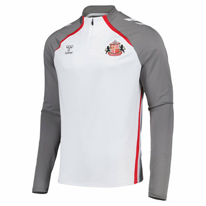 Sunderland Hummel Training Half Zip - White shop