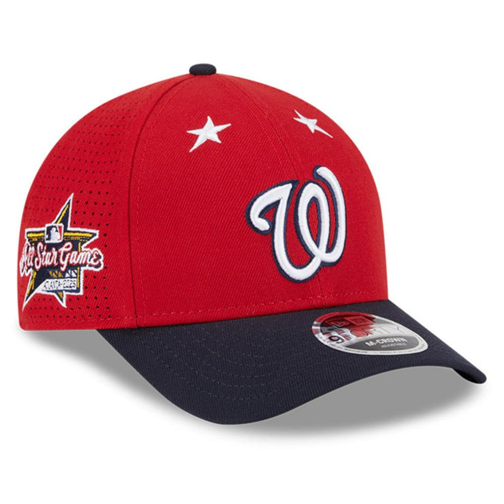 Washington Nationals 2025 MLB All-Star Game 9FORTY M-Crown Adjustable Hat - Red/Navy | New Era