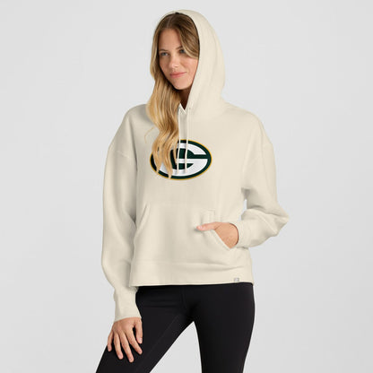 Green Bay Packers Women's Dove Legacy Pullover Hoodie - Cream online