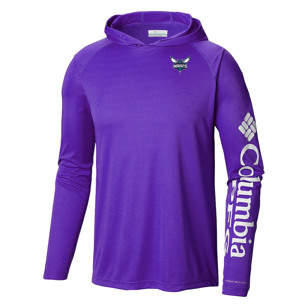 Charlotte Hornets Terminal Tackle Long Sleeve Hoodie T-Shirt - Purple | Columbia sale