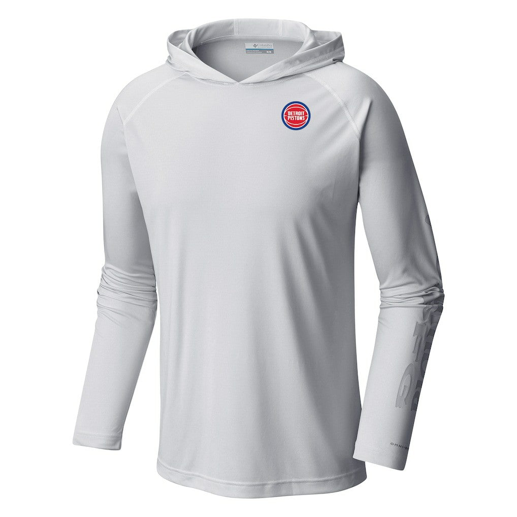 Detroit Pistons Terminal Tackle Long Sleeve Hoodie T-Shirt sale - White | Columbia shop