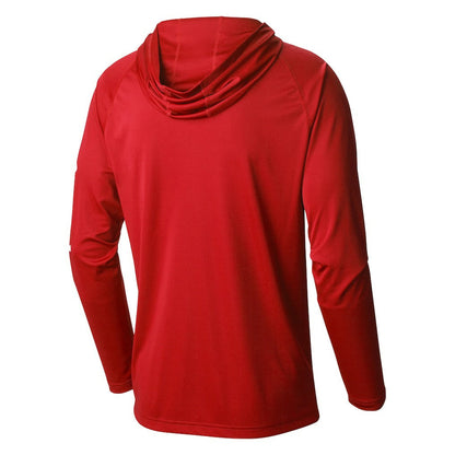 Detroit Pistons Terminal Tackle Long Sleeve Hoodie T-Shirt sale - Red | Columbia cheap