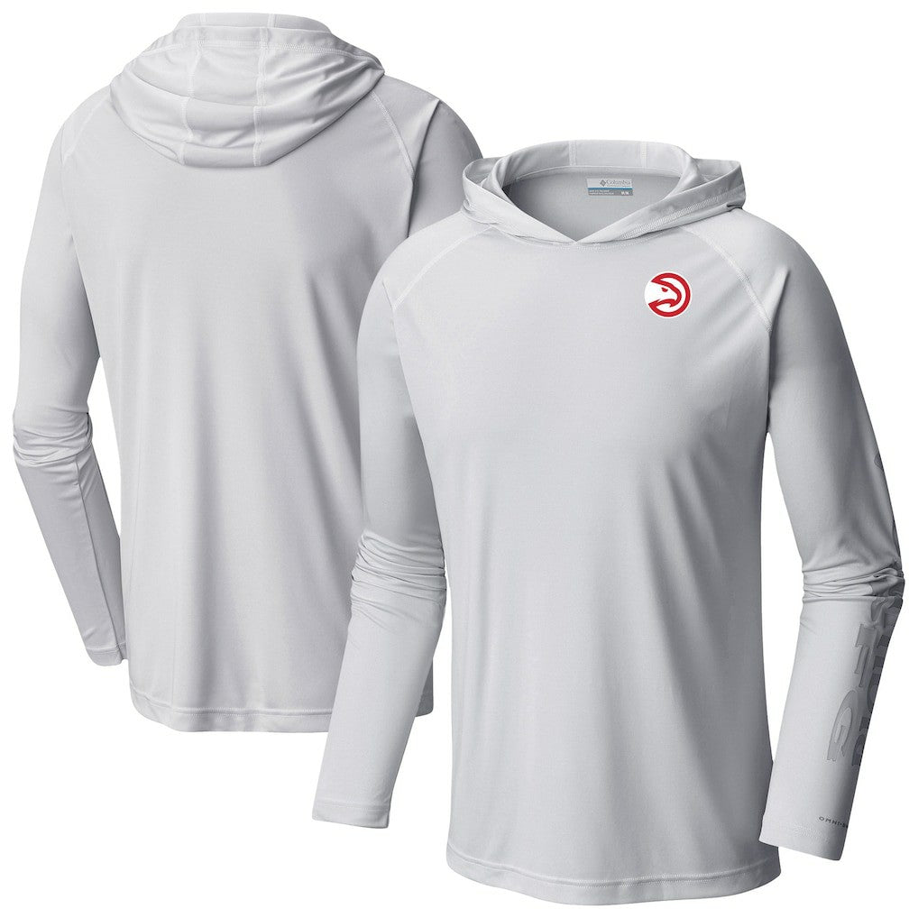 Atlanta Hawks Terminal Tackle Long Sleeve Hoodie T-Shirt - White | Columbia sale