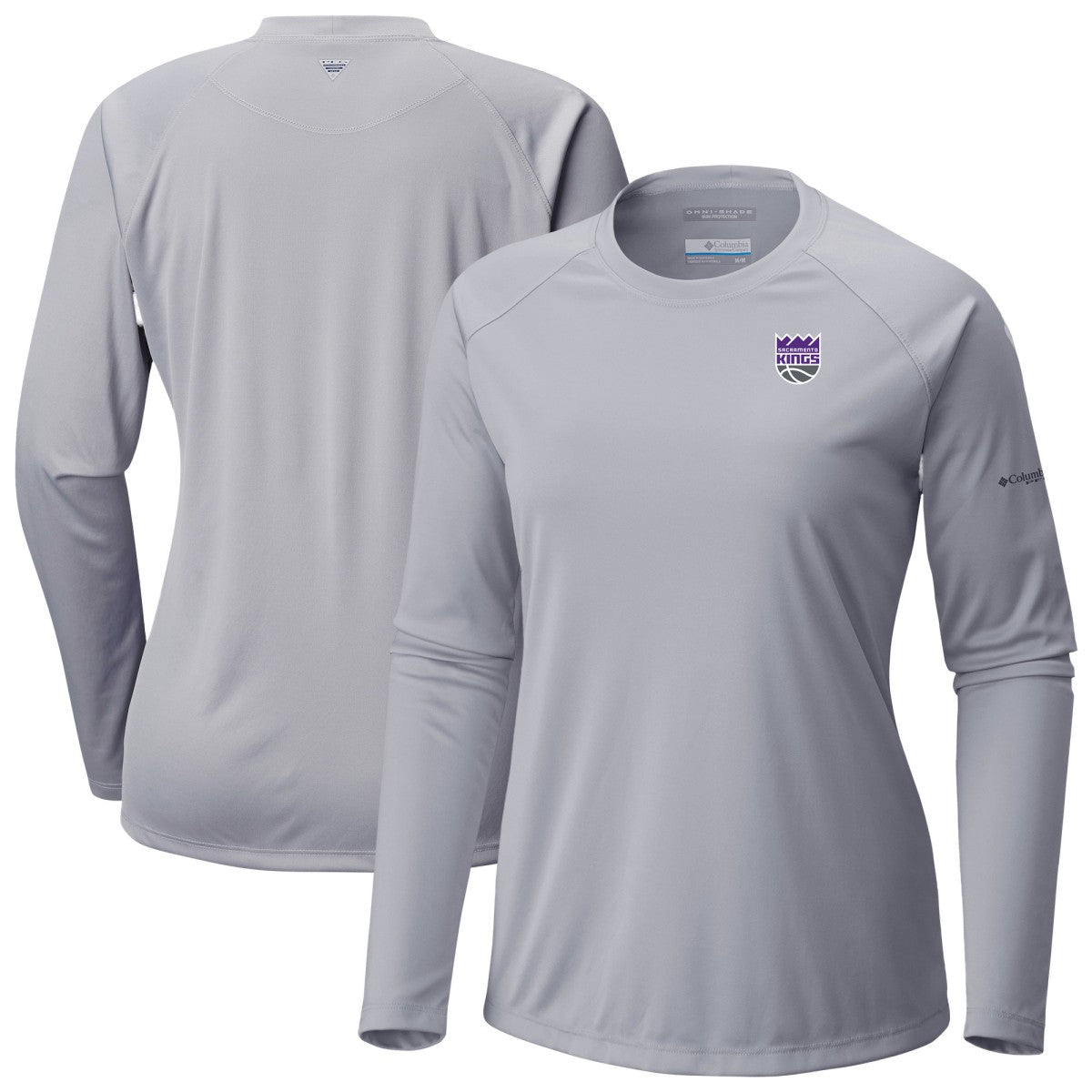 Sacramento Kings Women's Tidal Tee II Long Sleeve T-Shirt - Gray | Columbia on sale