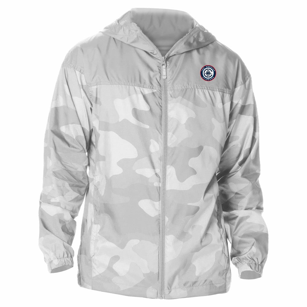 LA Clippers Flash Challenger Windbreaker Jacket - Gray | Columbia discount