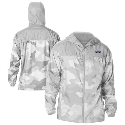 New Orleans Pelicans Flash Challenger Windbreaker Jacket - Gray | Columbia on sale