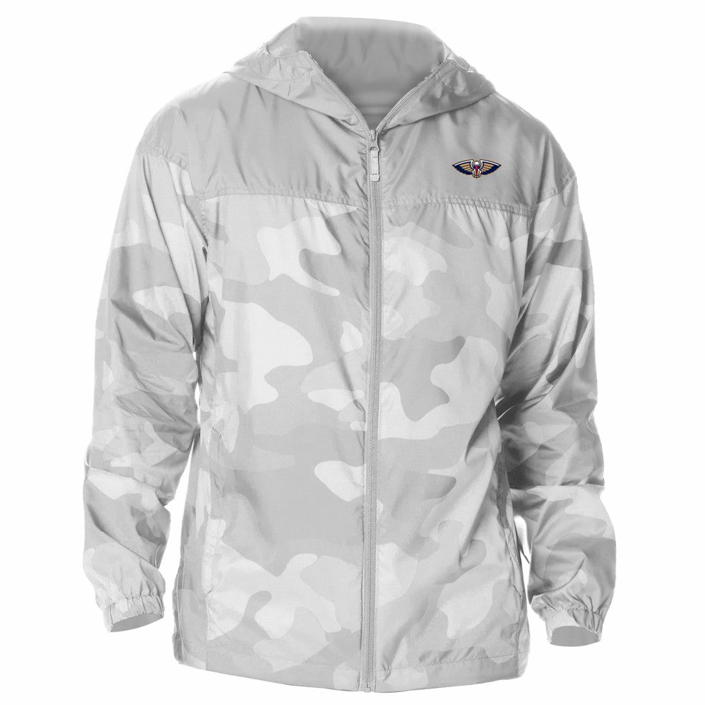 New Orleans Pelicans Flash Challenger Windbreaker Jacket - Gray | Columbia on sale