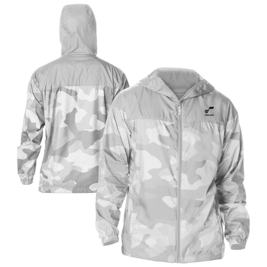 Utah Jazz Flash Challenger Windbreaker Jacket - Gray | Columbia online