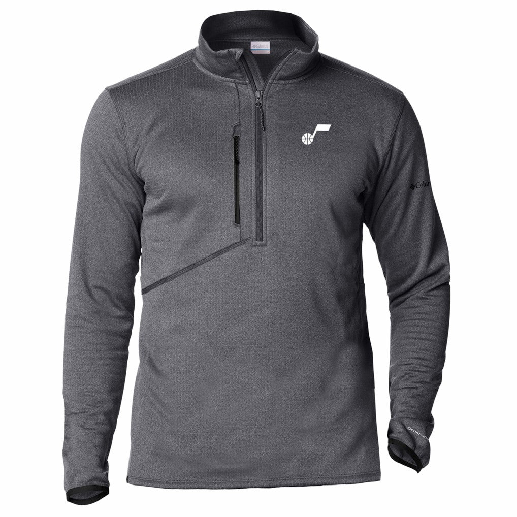 Utah Jazz Park View Fleece Half-Zip Top - Black | Columbia cheap