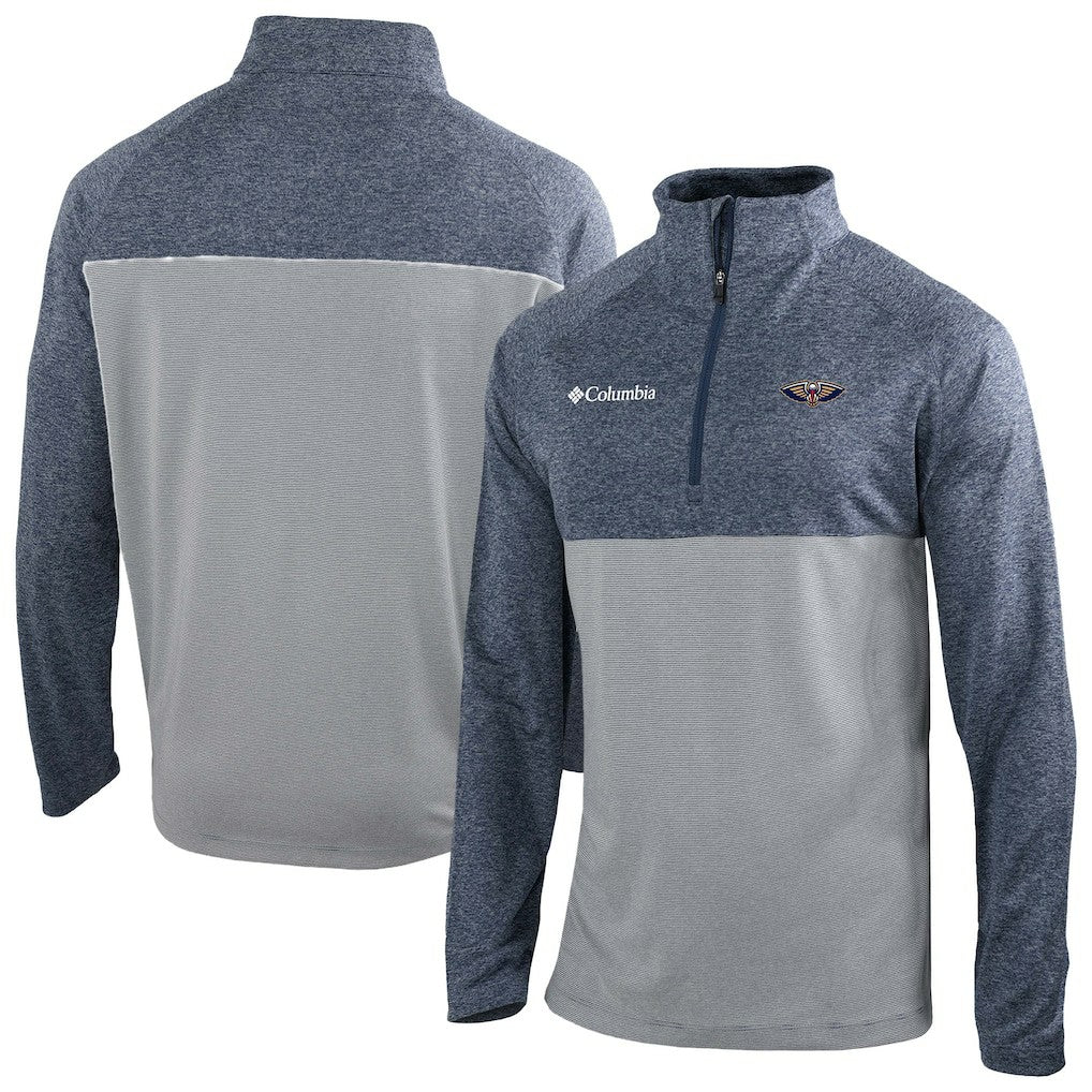 New Orleans Pelicans Omni-Wick Rockin' It Quarter-Zip Top - Navy | Columbia sale