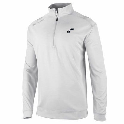 Utah Jazz Oakland Downs Omni-Wick Quarter-Zip Top - White | Columbia for sale
