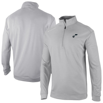 Utah Jazz Oakland Downs Omni-Wick Quarter-Zip Top - Gray | Columbia cheap