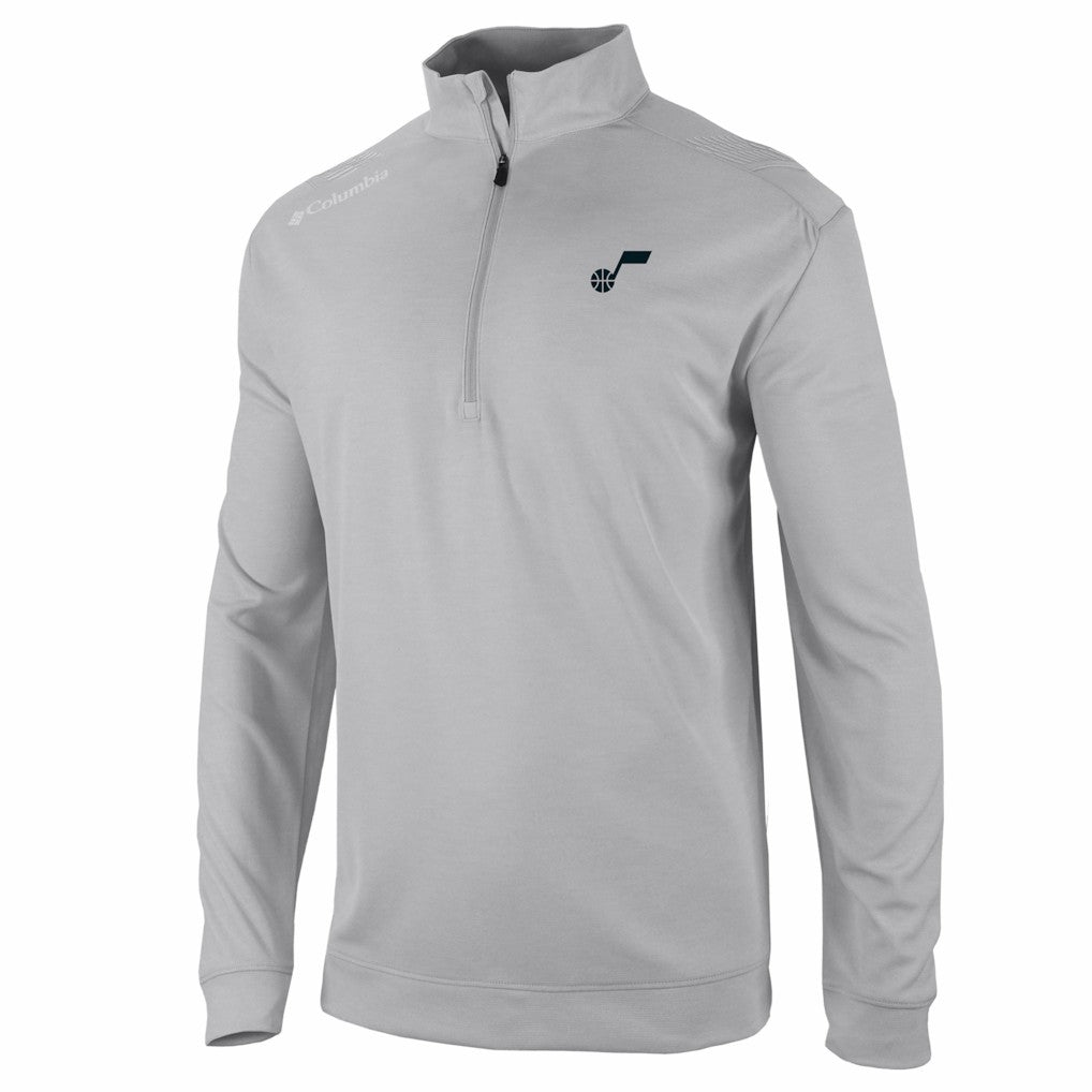 Utah Jazz Oakland Downs Omni-Wick Quarter-Zip Top - Gray | Columbia cheap