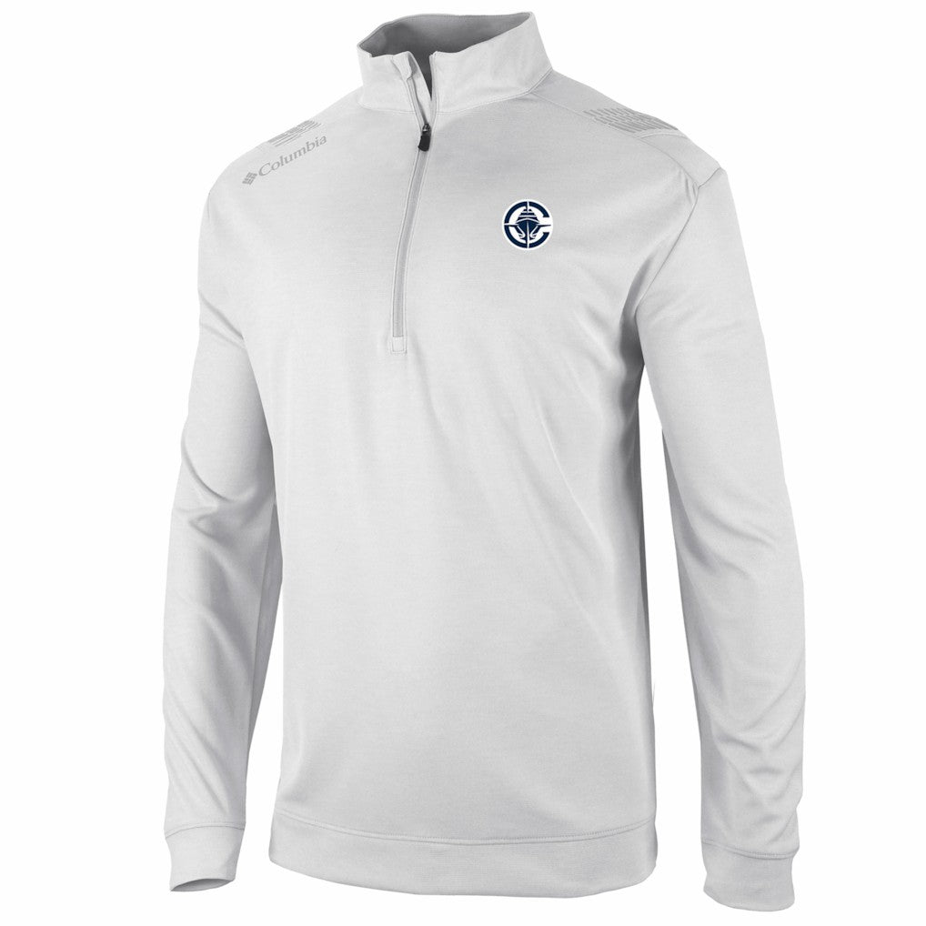 LA Clippers Oakland Downs Omni-Wick Quarter-Zip Top - White | Columbia online