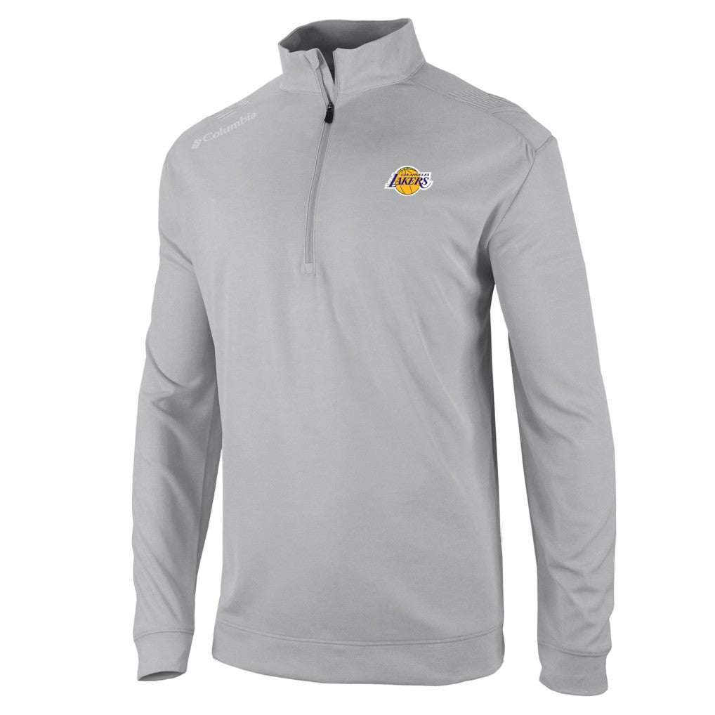 Los Angeles Lakers Oakland Downs Omni-Wick Quarter-Zip Top - Gray | Columbia outlet