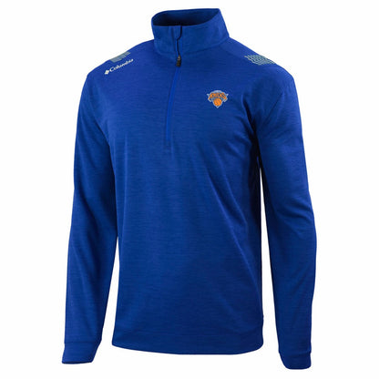 New York Knicks Oakland Downs Omni-Wick Quarter-Zip Top - Blue | Columbia sale