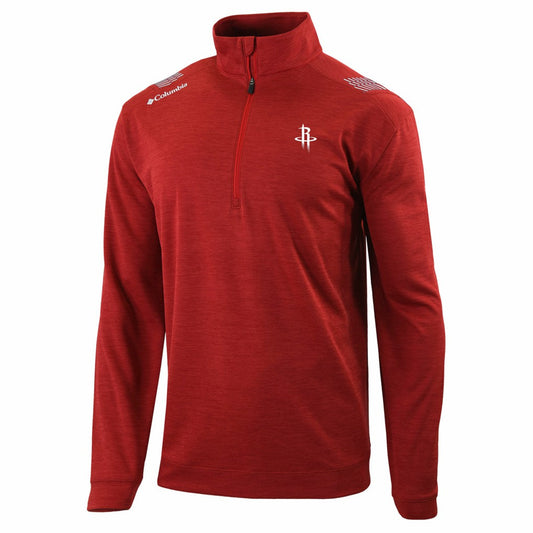 Houston Rockets Oakland Downs Omni-Wick Quarter-Zip Top sale - Red | Columbia on sale