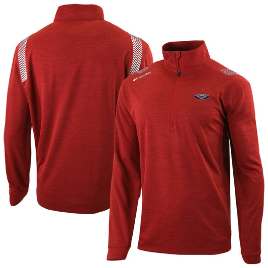 New Orleans Pelicans Oakland Downs Omni-Wick Quarter-Zip Top - Red | Columbia cheap