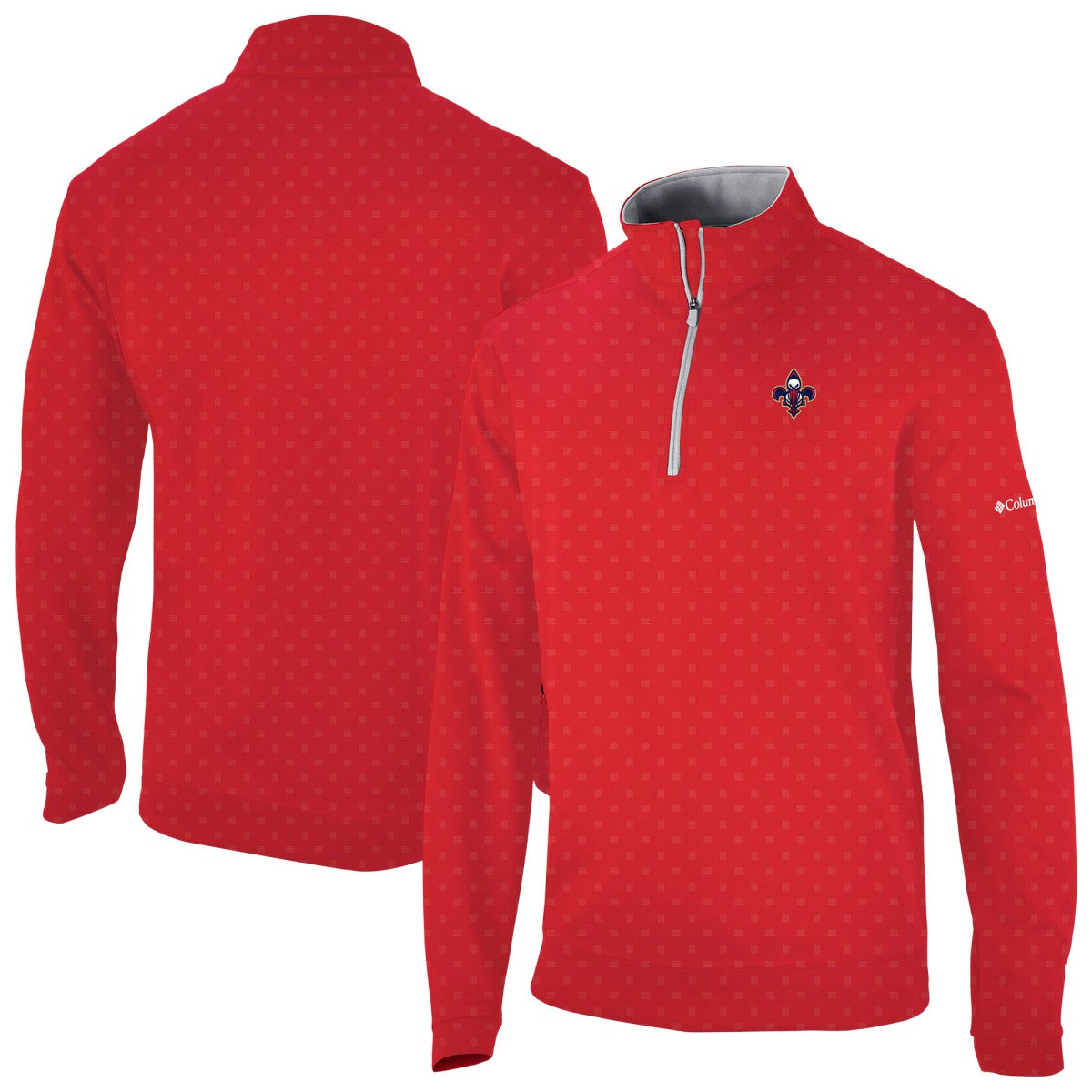 New Orleans Pelicans Wickham Hills Omni-Wick Quarter-Zip Jacket - Red | Columbia discount