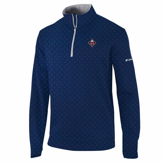 New Orleans Pelicans Wickham Hills Omni-Wick Quarter-Zip Jacket - Navy | Columbia outlet