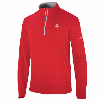 Houston Rockets Wickham Hills Omni-Wick Quarter-Zip Jacket sale - Red | Columbia sale