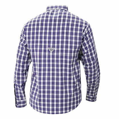Phoenix Suns Super Tamiami Omni-Shade Long Sleeve Button-Down Shirt - Purple | Columbia sale