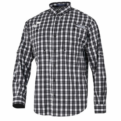 Utah Jazz Super Tamiami Omni-Shade Long Sleeve Button-Down Shirt - Black | Columbia sale