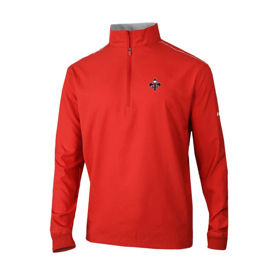 New Orleans Pelicans Omni-Wick Bogey's Paradise Quarter-Zip Top - Red | Columbia for sale