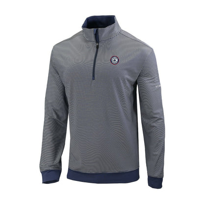 LA Clippers Omni-Wick Even Lie Quarter-Zip Top - Navy | Columbia on sale