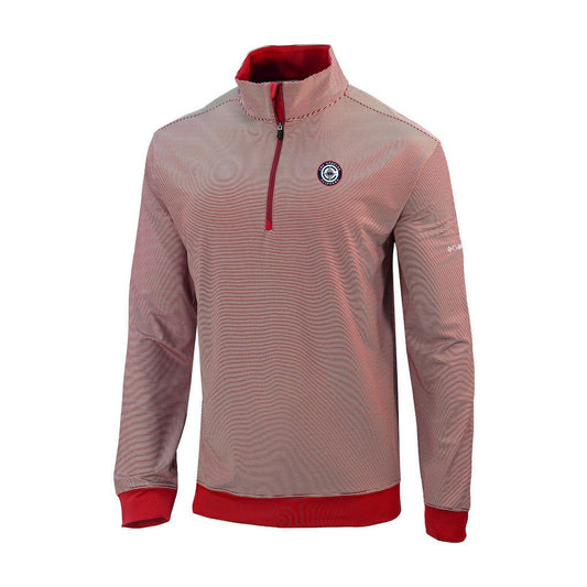 LA Clippers Omni-Wick Even Lie Quarter-Zip Top - Red | Columbia for sale