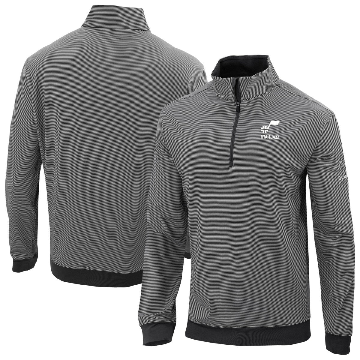 Utah Jazz Omni-Wick Even Lie Quarter-Zip Top - Black | Columbia discount