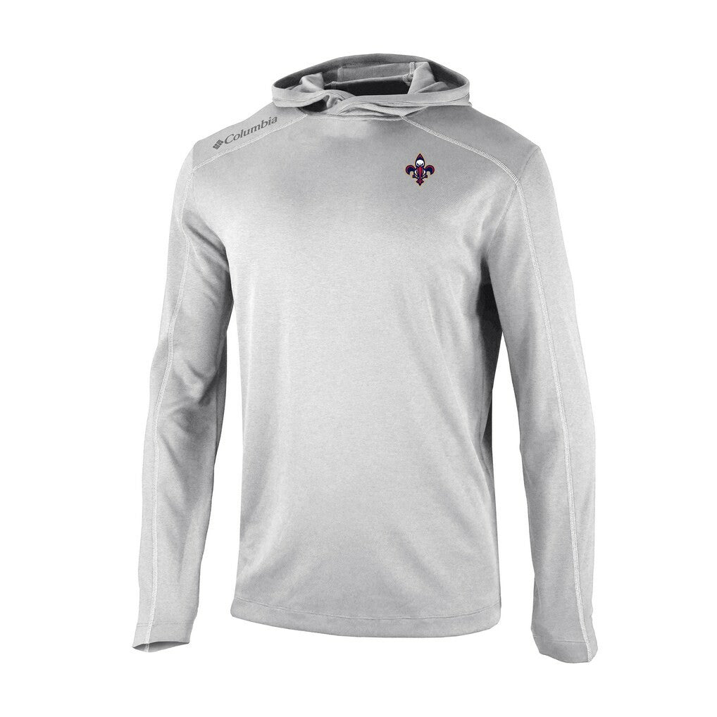 New Orleans Pelicans Omni-Wick Shotgun Pullover Hoodie - Gray | Columbia online