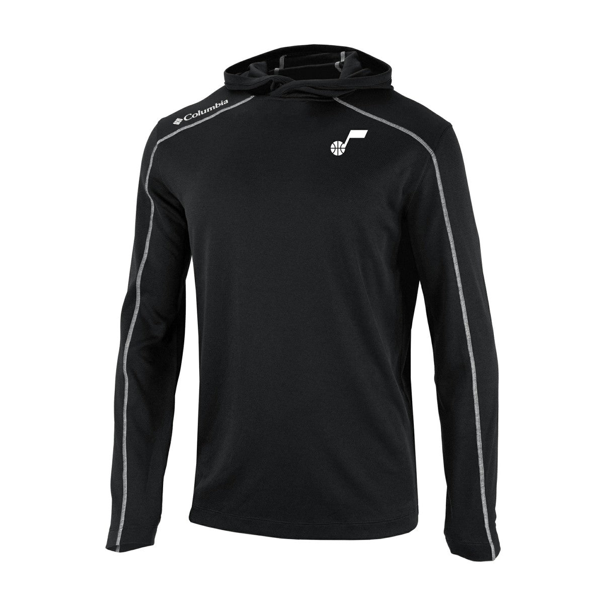 Utah Jazz Omni-Wick Shotgun Pullover Hoodie - Black | Columbia discount