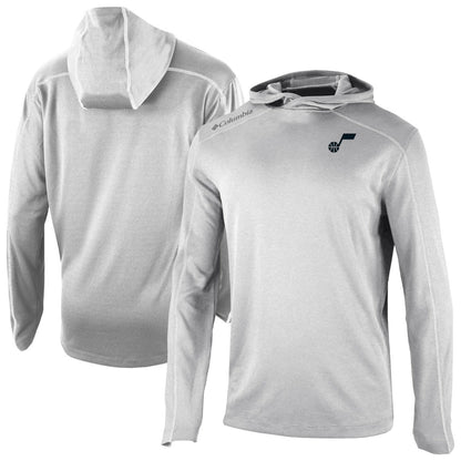Utah Jazz Omni-Wick Shotgun Pullover Hoodie - Gray | Columbia on sale