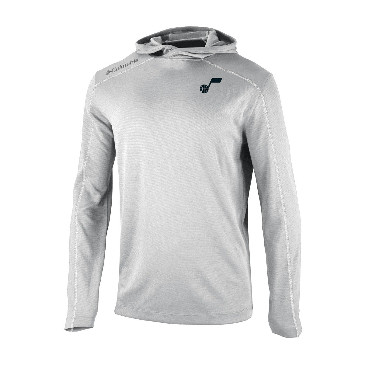 Utah Jazz Omni-Wick Shotgun Pullover Hoodie - Gray | Columbia on sale