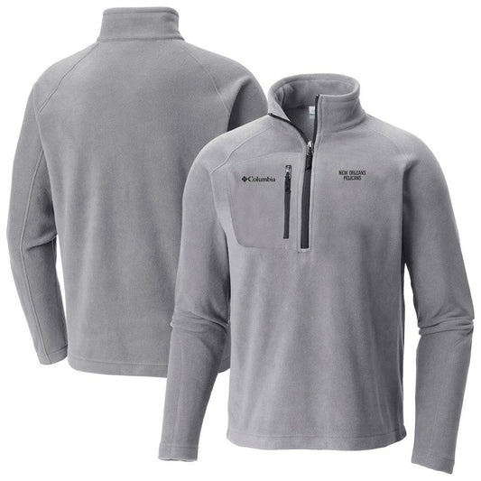 New Orleans Pelicans Fast Trek III Half-Zip Fleece Pullover - Gray | Columbia on sale