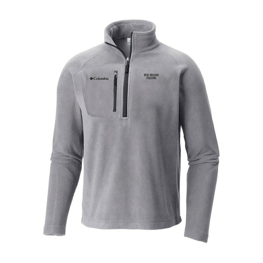 New Orleans Pelicans Fast Trek III Half-Zip Fleece Pullover - Gray | Columbia on sale