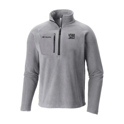 Utah Jazz Fast Trek III Half-Zip Fleece Pullover - Gray | Columbia discount