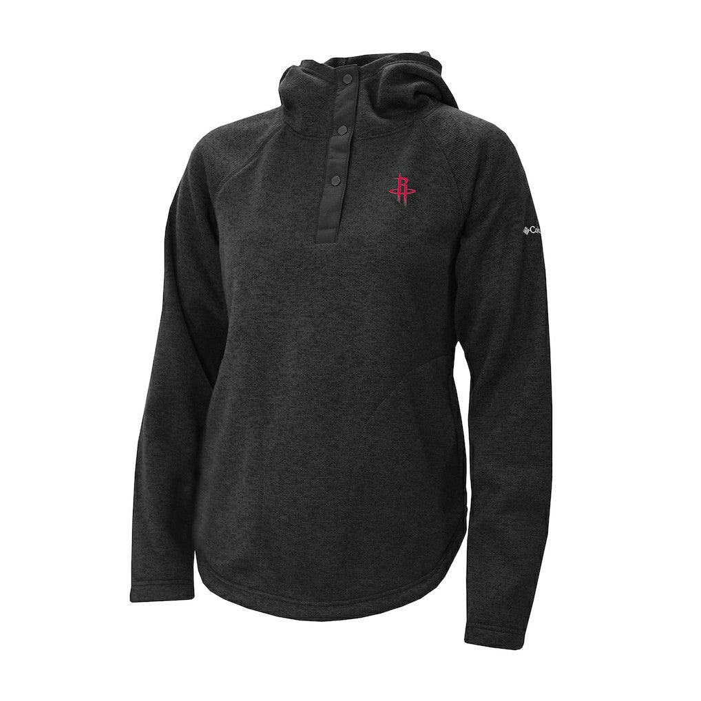 Houston Rockets Women's Sweater Weather Quarter-Snap Hoodie sale - Black | Columbia outlet