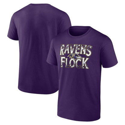 Baltimore Ravens Ravens Flock T-Shirt - Purple online