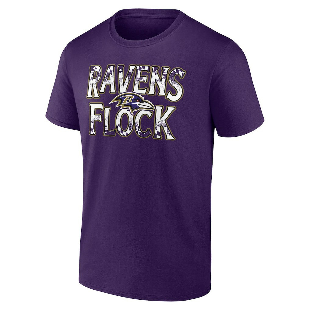 Baltimore Ravens Ravens Flock T-Shirt - Purple online