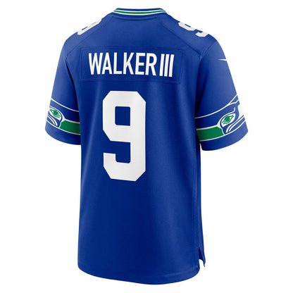 Kenneth Walker III Seattle Seahawks Alternate 50th Season Game Jersey - Royal | Nike online