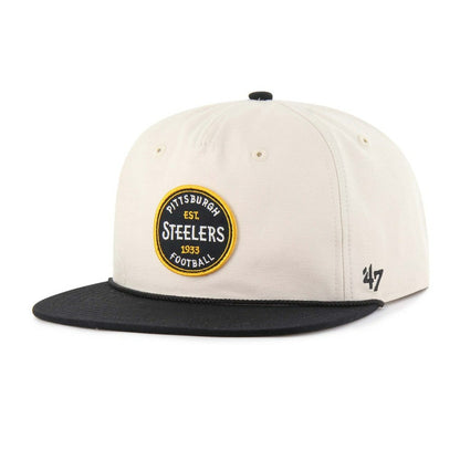 Pittsburgh Steelers '47 Payson Captain Adjustable Hat - Natural for sale