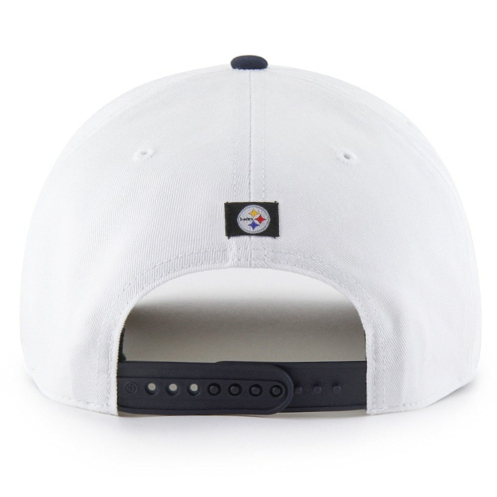 Pittsburgh Steelers '47 Patriotic Overhand Hitch Adjustable Hat - White cheap